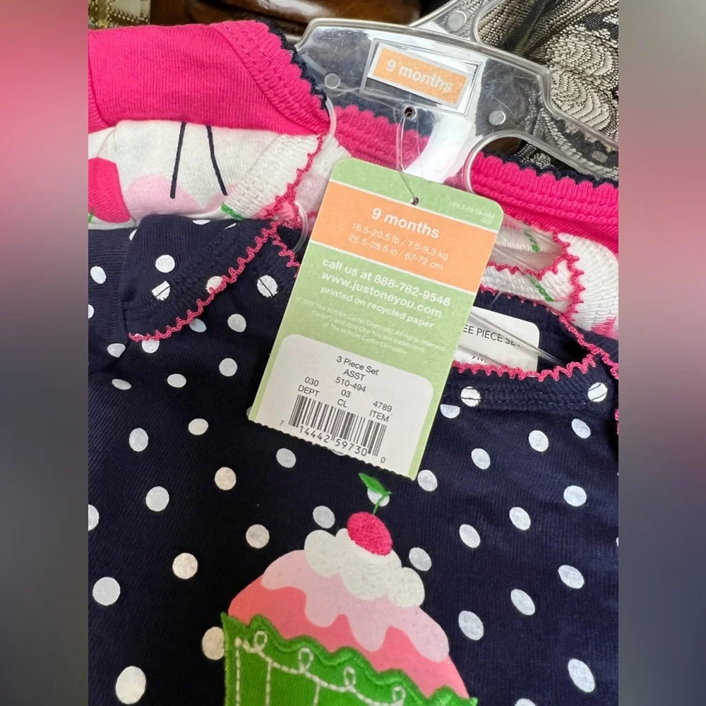 CARTER’S - Just One You 3 Piece Onesie Set - 9 Months